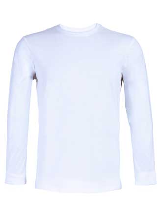 Organic Cottonmen's Long Sleeve Crew Neck Tee