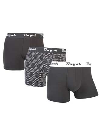 Men's Organic Cotton Boxers 3-pack